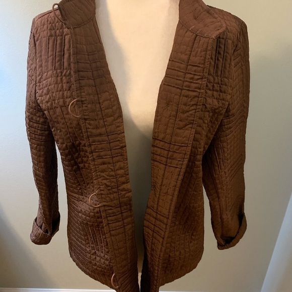 Analogy Vintage brown lightweight jacket, size L - Picture 2 of 8